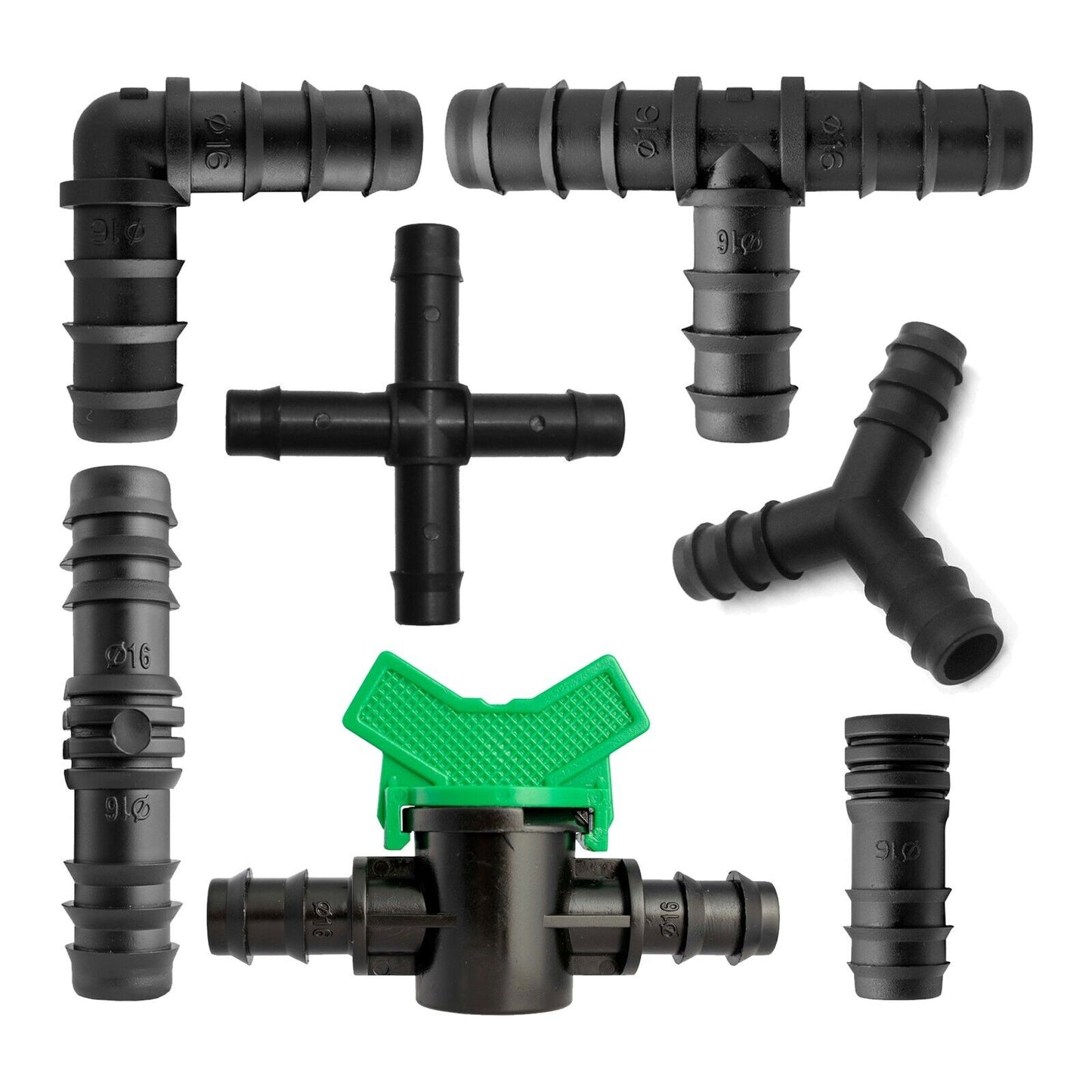 garden irrigation ldpe water pipe 13/16mm with FREE matching connectors