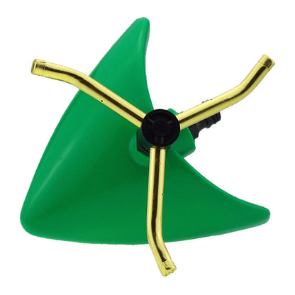 Rotating Small Lawn Green Leaf Style Sprinkler Garden Plants Watering Spinning