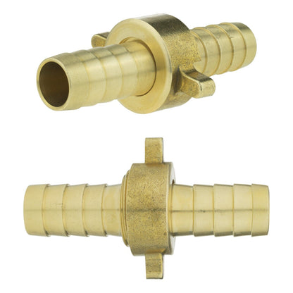 Straight Swivel Metal Brass Hose Joiner Barb Connector Air Fuel Water Pipe Tubes