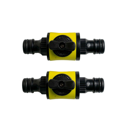 Garden Hose Connectors, Universal Standard Fittings, Hozelock Compatible, YELLOW