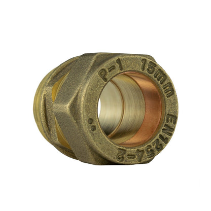 Straight Compression COUPLING SOLID BRASS Pipe Fitting Connector 15mm 22mm 28mm