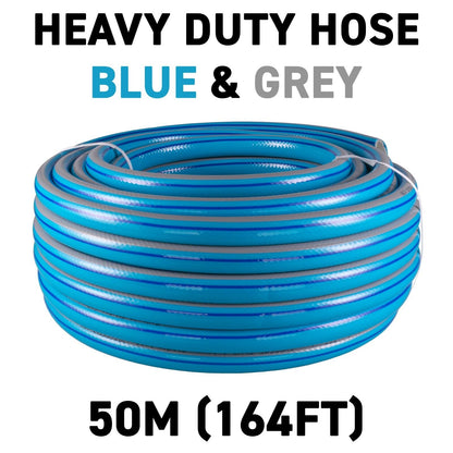 50m Blue Supreme+ 1/2" Reinforced Garden Hose Pipe