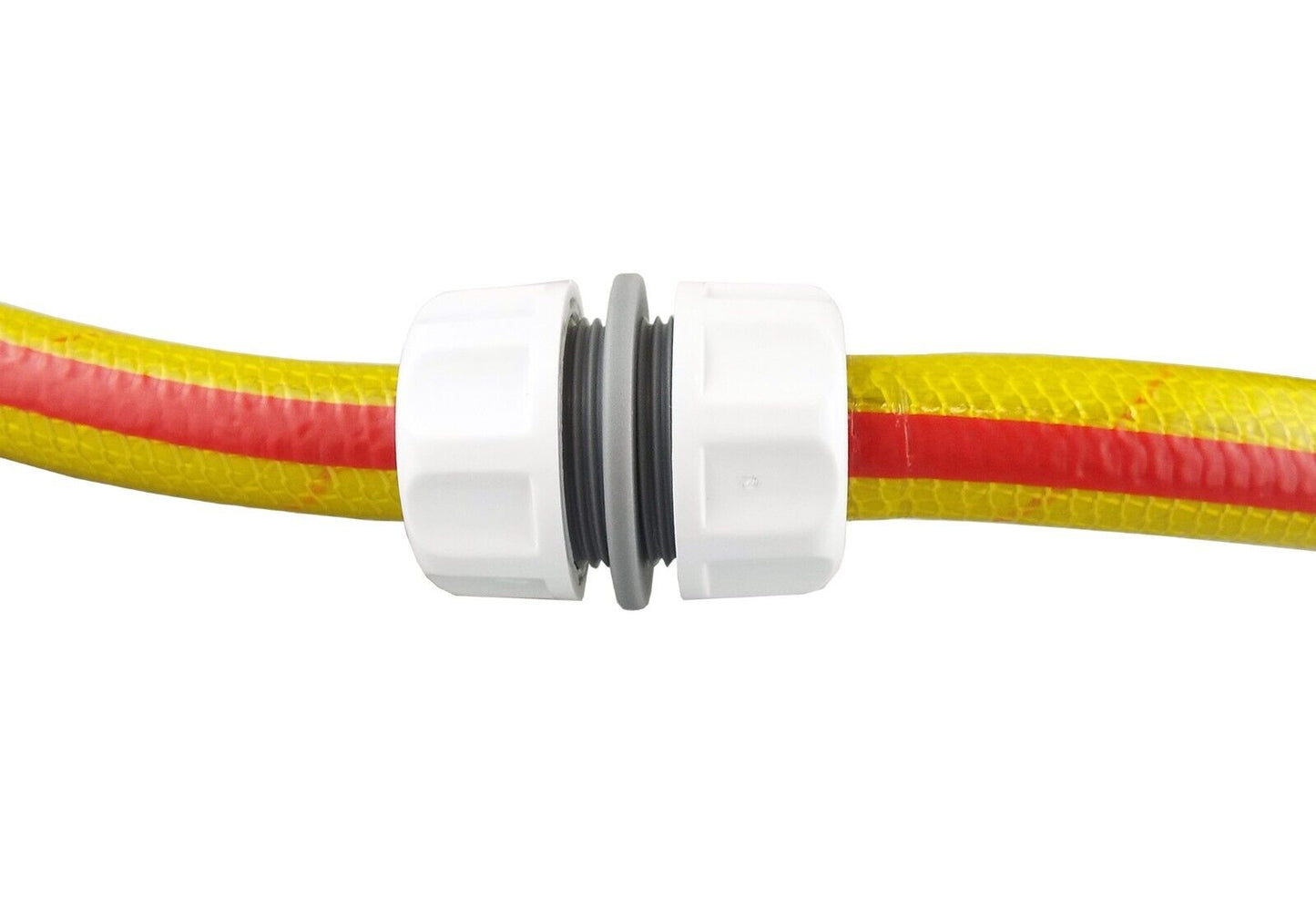 Garden Hose Connectors Fittings, Universal Standard, Hozelock Compatible, WHITE