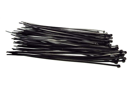 100 Long Cable Wire Zip Ties 4.8mm x 250mm 25cm THICK Wrap Black or Neutral 18KG