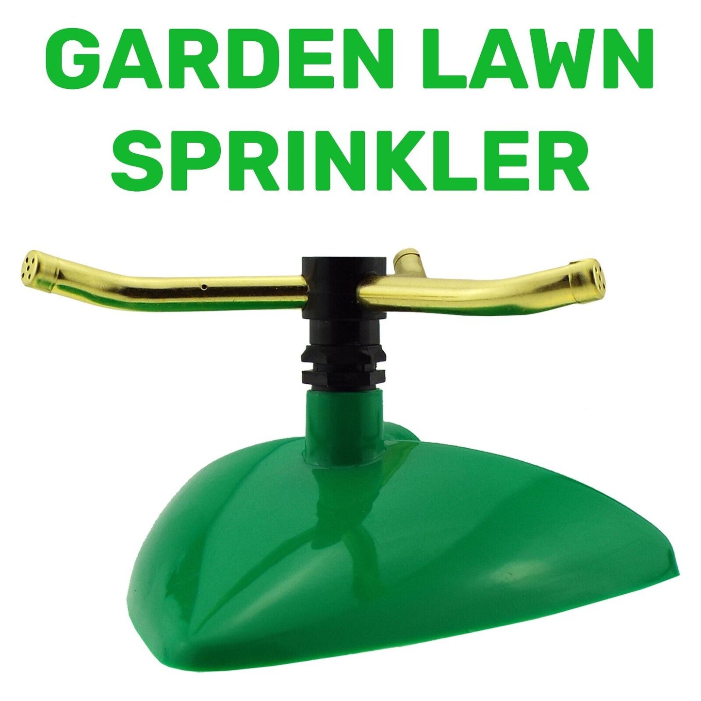 Rotating Small Lawn Green Leaf Style Sprinkler Garden Plants Watering Spinning