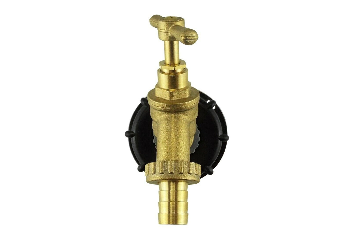 IBC TANK ADAPTER S60X6 60MM COARSE THREAD BRASS GARDEN TAP BARB + 20M HOSEPIPE