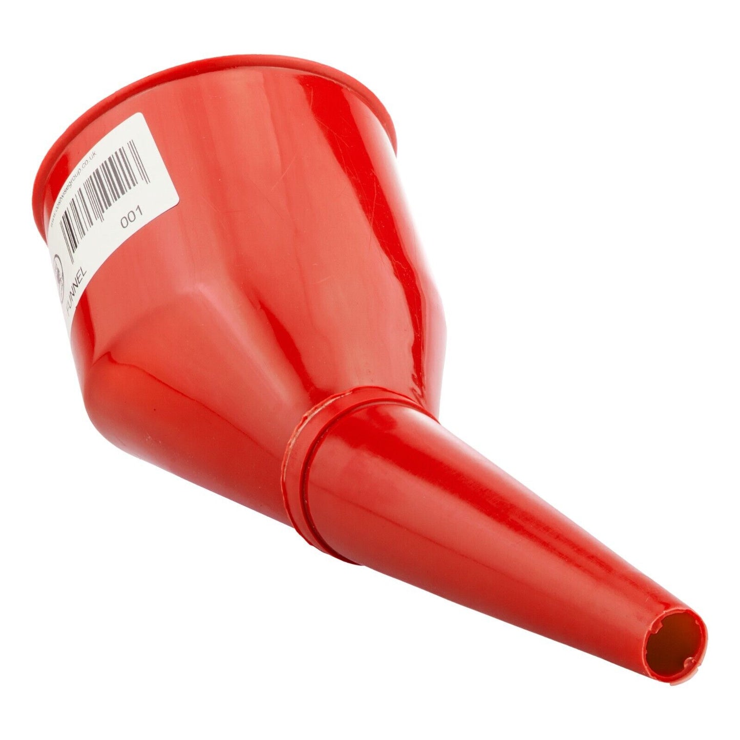 Large Spout FILTERED RED Car Funnel for Petrol Diesel Screen Wash Oil Fuel