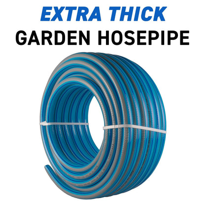 50m Blue Supreme+ 1/2" Reinforced Garden Hose Pipe