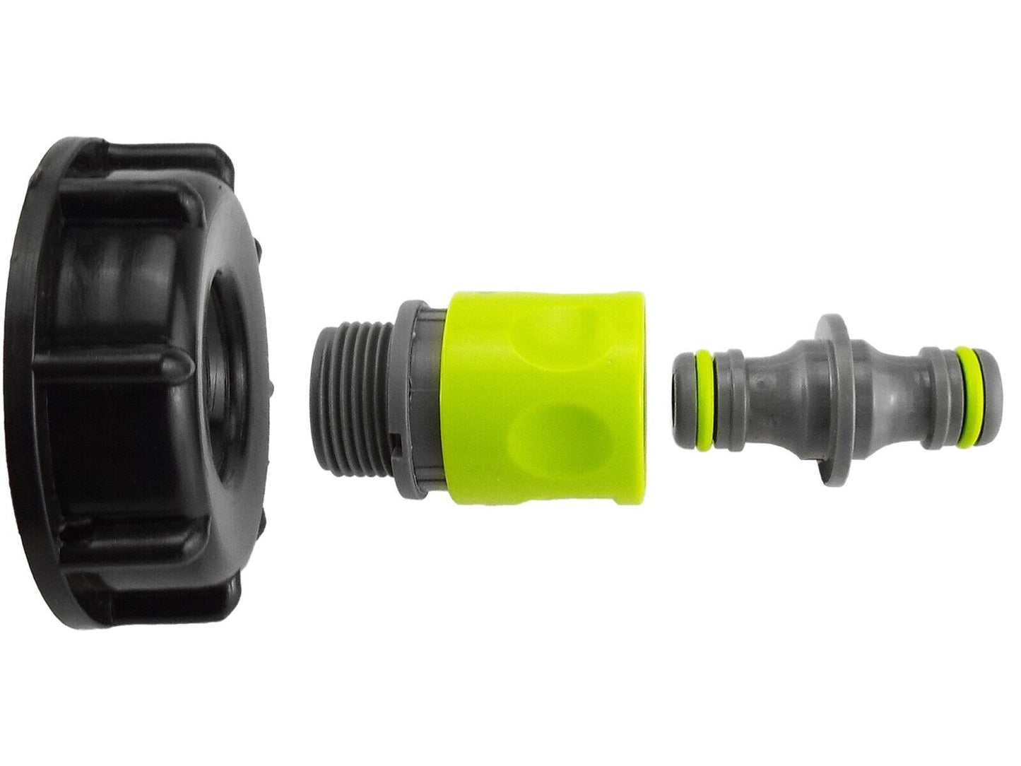 IBC S60X6 Water Butt Tank Outlet Adapter Garden Quick Connect Hosepipe NO TAP!