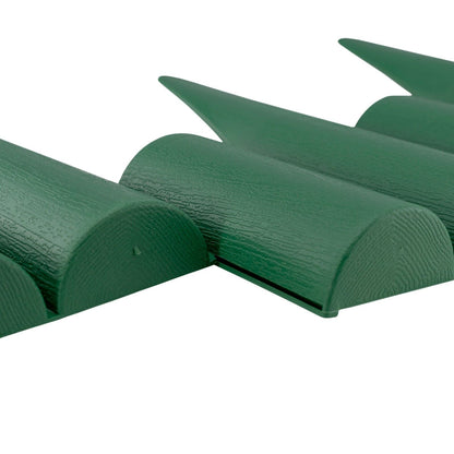 20m Forest Green Lawn Edging Rolls Path Border Edge Plastic Grass Flexible Fence