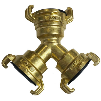 Brass GEKA Type Pro Quick Connect Claw Fitting Hose & Tap 1/2" - 1" BSP Coupling