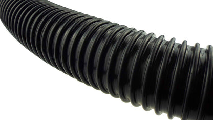 50MM (2") BLACK CORRUGATED FLEXIBLE POND HOSE PUMP GARDEN PIPE TUBE FISH MARINE