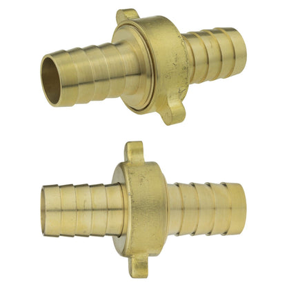 Straight Swivel Metal Brass Hose Joiner Barb Connector Air Fuel Water Pipe Tubes