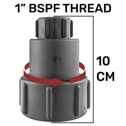 10CM EXTENSION Outlet S60X6 Water Tank 360 Free Swivel 1/2", 3/4" 1" BSPF Thread