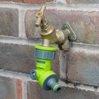 Hose Connectors, Garden Watering, Hozelock Compatible, Standard Fittings, LIME