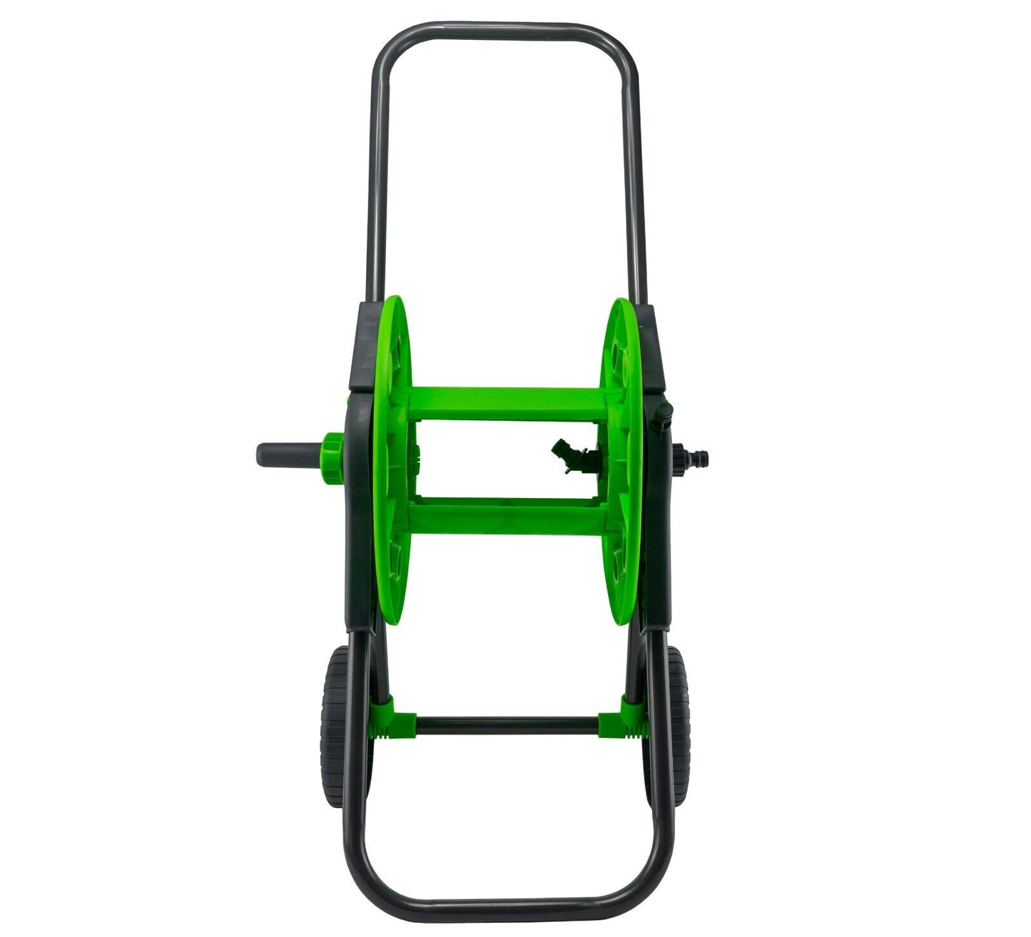 45m Lime Hose Cart, Free Standing Foldable Garden Reel