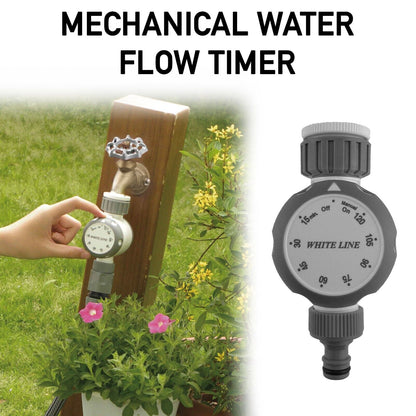 Garden Water Timer, Manual Mechanical Flow Controller, Hozelock Compatible