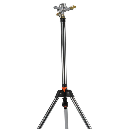 Metal Tripod Sprinkler, Rotating, Adjustable, 450 m² with GEKA Type Fitting