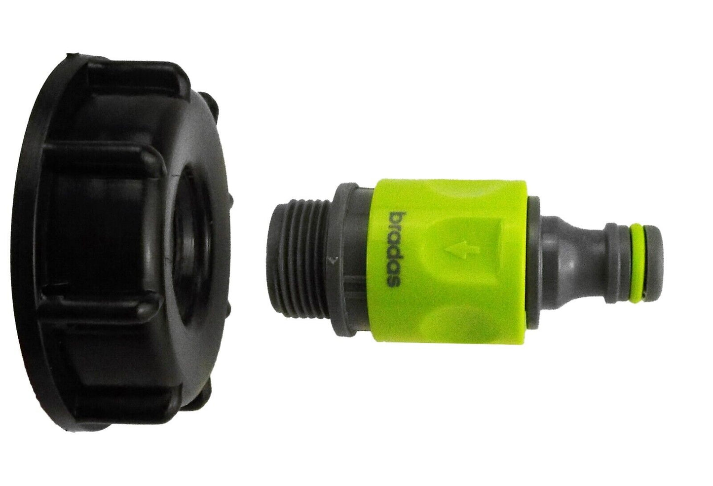 IBC S60X6 Water Butt Tank Outlet Adapter Garden Quick Connect Hosepipe NO TAP!