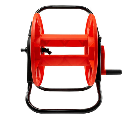 60m Hose Cart Reel Trolley, Folding Handles, Wall Mountable, Free Standing