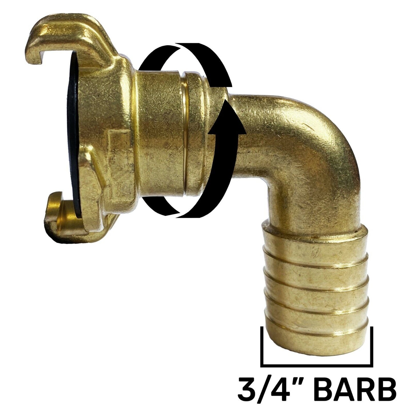 Brass GEKA Type Pro Quick Connect Claw Fitting Hose & Tap 1/2" - 1" BSP Coupling