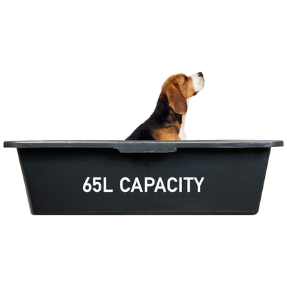 65L Medium Dog Pet Bath with Drain Valve