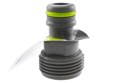 Male Tap Connector – 3/4” BSPM, Lime