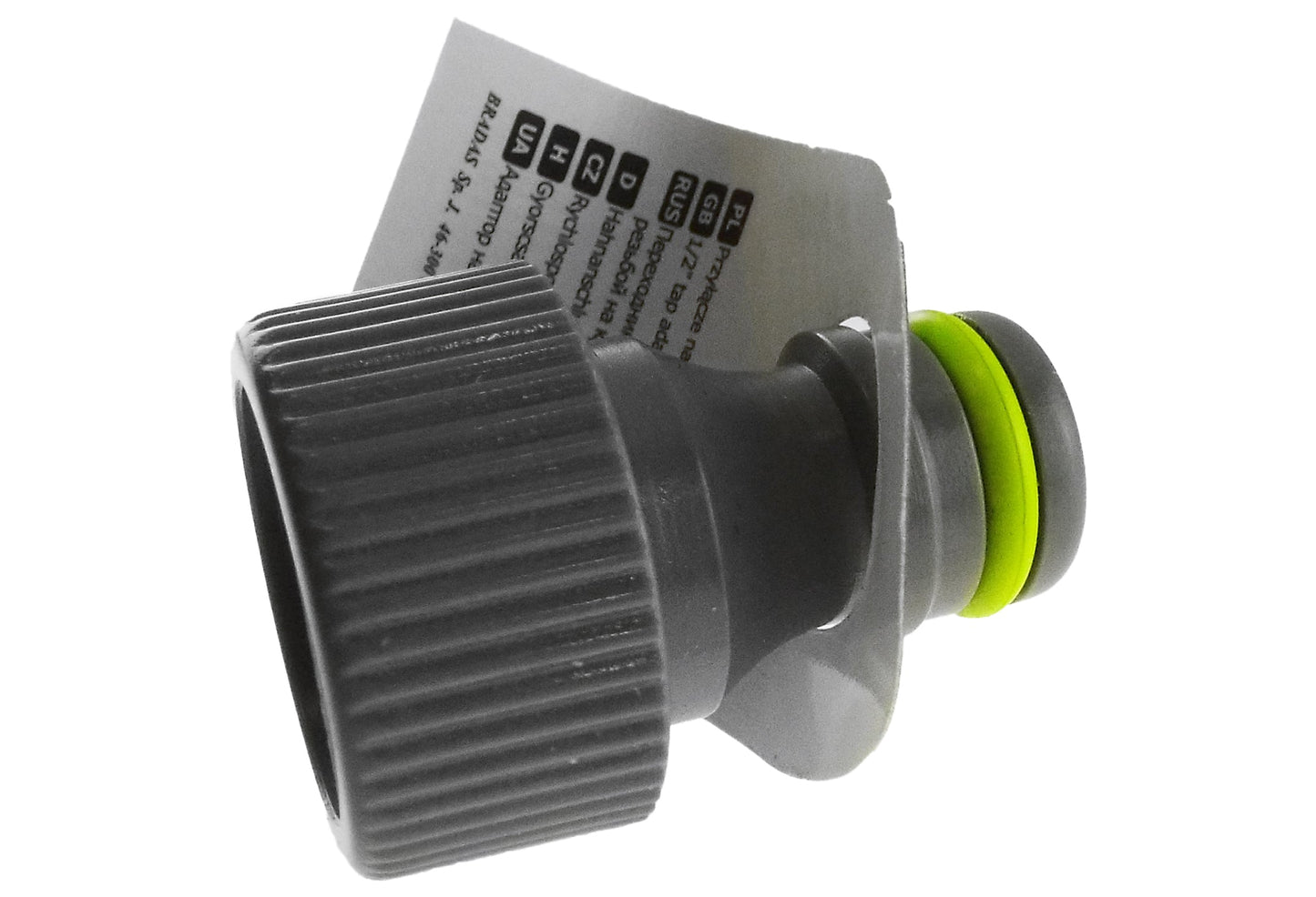 Female Tap Connector – 3/4” BSPF, Lime