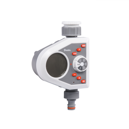 Single Outlet Electronic Control Water Timer, White Line