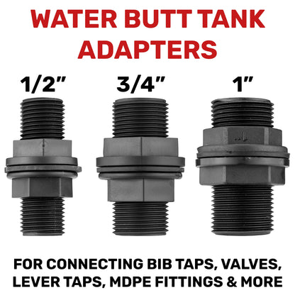Water Butt Tank Connectors with Washer