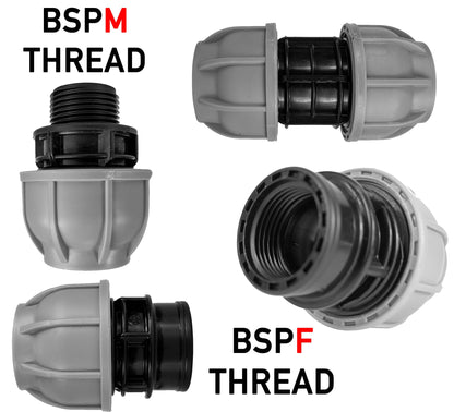 MDPE Pipe Straight Connector & Joiner