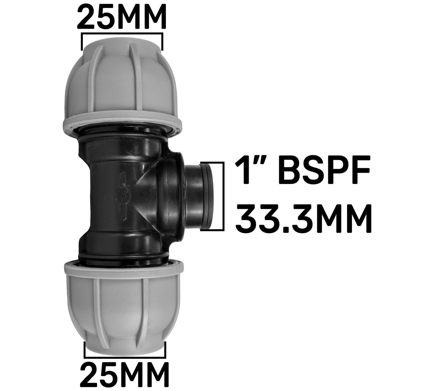 MDPE Tee Pipe Splitter Fittings